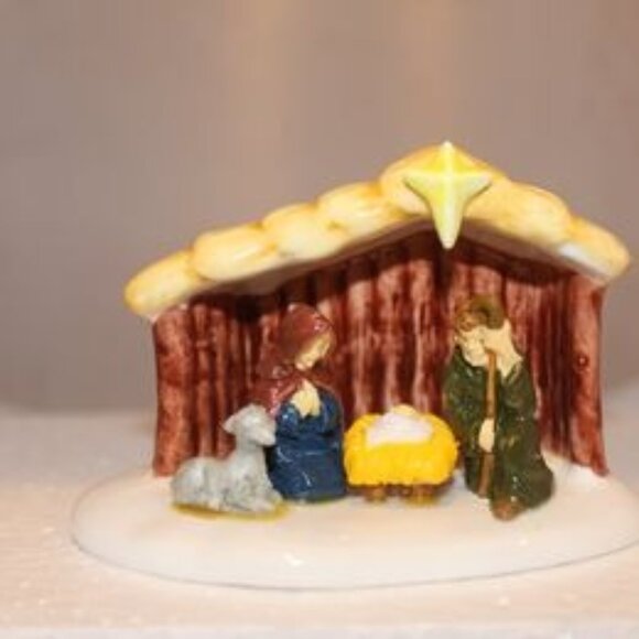 Dept 56 Snow Village - Outdoor Nativity Scene - Picture 1 of 3
